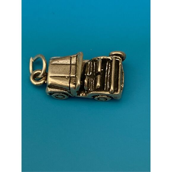 Military Jeep Sterling Silver Jewelry Charm #transportation - Picture 4 of 8